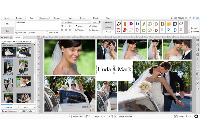 Add-Title-&-Text-with-Different-Fonts,-Size,-Colours. 